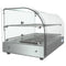 22 in. Curved Glass Countertop Display Warmer, 1.5. cu. ft