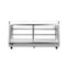 48 in. Glass Countertop Display Warmer, 6.5 cu. ft. in Stainless Steel
