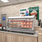 48 in. Glass Countertop Display Warmer, 6.5 cu. ft. in Stainless Steel