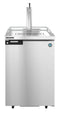 Refrigerator, Single Section, Stainless Steel Back Bar Direct Draw, Solid Door