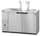 Refrigerator, Two Section, Stainless Steel Back Bar Direct Draw, Solid Doors