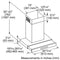 Masterpiece® Drawer Chimney Wall Hood 36''