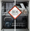 One Button Dishwasher With Plastic Interior