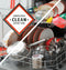 One Button Dishwasher With Plastic Interior
