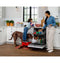 One Button Dishwasher With Plastic Interior