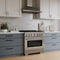 36 in. 5.2 cu. ft. Select Dual Fuel Range with 6 Burner Gas Cooktop and Electric Convection Oven