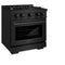 30 in. 4.2 cu. ft. Select Dual Fuel Range with 4 Burner Gas Cooktop and Electric Convection Oven