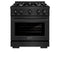 30 in. 4.2 cu. ft. Select Dual Fuel Range with 4 Burner Gas Cooktop and Electric Convection Oven