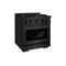 30 in. 4.2 cu. ft. Select Dual Fuel Range with Gas Cooktop and Electric Convection Oven
