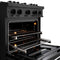 30 in. 4.2 cu. ft. Select Dual Fuel Range with Gas Cooktop and Electric Convection Oven