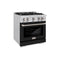 30 in. 4.2 cu. ft. Select Dual Fuel Range with 4 Burner Gas Cooktop and Electric Convection Oven