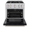 30 in. 4.2 cu. ft. Select Dual Fuel Range with 4 Burner Gas Cooktop and Electric Convection Oven