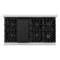 48 in. 6.7 cu. ft. Select Double Oven Dual Fuel Range with 8 Burner Gas Cooktop