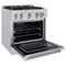 30 in. 4.2 cu. ft. Select Dual Fuel Range with Gas Cooktop and Electric Convection Oven