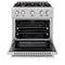 30 in. 4.2 cu. ft. Select Dual Fuel Range with Gas Cooktop and Electric Convection Oven