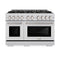 48 in. 6.7 cu. ft. Select Double Oven Dual Fuel Range