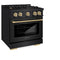 Autograph Edition 30 in. 4.2 cu. ft. Select Dual Fuel Range with 4 Burner Gas Cooktop and Electric Convection Oven