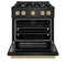 Autograph Edition 30 in. 4.2 cu. ft. Select Dual Fuel Range with 4 Burner Gas Cooktop and Electric Convection Oven