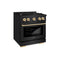 Autograph Edition 30 in. 4.2 cu. ft. Select Dual Fuel Range with 4 Burner Gas Cooktop and Electric Convection Oven