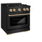 Autograph Edition 30 in. 4.2 cu. ft. Select Dual Fuel Range with 4 Burner Gas Cooktop and Electric Convection Oven