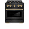 Autograph Edition 30 in. 4.2 cu. ft. Select Dual Fuel Range with 4 Burner Gas Cooktop and Electric Convection Oven