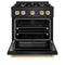 Autograph Edition 30 in. 4.2 cu. ft. Select Dual Fuel Range with 4 Burner Gas Cooktop and Electric Convection Oven