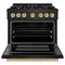 Autograph Edition 36 in. 5.2 cu. ft. Select Dual Fuel Range with 6 Burner Gas Cooktop and Electric Convection Oven