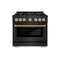 Autograph Edition 36 in. 5.2 cu. ft. Select Dual Fuel Range with 6 Burner Gas Cooktop and Electric Convection Oven