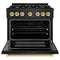 Autograph Edition 36 in. 5.2 cu. ft. Select Dual Fuel Range with 6 Burner Gas Cooktop and Electric Convection Oven