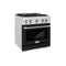 30 in. 4.2 cu. ft. Select Dual Fuel Range with 4 Burner Gas Cooktop and Electric Convection Oven