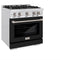 30 in. 4.2 cu. ft. Select Dual Fuel Range with 4 Burner Gas Cooktop and Electric Convection Oven