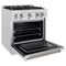 30 in. 4.2 cu. ft. Select Dual Fuel Range with Gas Cooktop and Electric Convection Oven