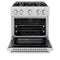 30 in. 4.2 cu. ft. Select Dual Fuel Range with Gas Cooktop and Electric Convection Oven