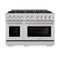48 in. 6.7 cu. ft. Select Double Oven Dual Fuel Range