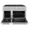48 in. 6.7 cu. ft. Select Double Oven Dual Fuel Range
