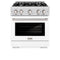 30 in. 4.2 cu. ft. Select Dual Fuel Range with 4 Burner Gas Cooktop and Electric Convection Oven