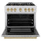 Autograph Edition 36 in. 5.2 cu. ft. Select Dual Fuel Range with 6 Burner Gas Cooktop and Electric Convection Oven