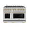Autograph Edition 48 in. 6.7 cu. ft. Select Double Oven Dual Fuel Range with 8 Burner Gas Cooktop