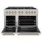 Autograph Edition 48 in. 6.7 cu. ft. Select Double Oven Dual Fuel Range with 8 Burner Gas Cooktop