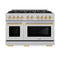 Autograph Edition 48 in. 6.7 cu. ft. Select Double Oven Dual Fuel Range with 8 Burner Gas Cooktop