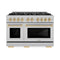 Autograph Edition 48 in. 6.7 cu. ft. Select Double Oven Dual Fuel Range with 8 Burner Gas Cooktop