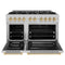 Autograph Edition 48 in. 6.7 cu. ft. Select Double Oven Dual Fuel Range with 8 Burner Gas Cooktop