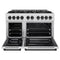Autograph Edition 48 in. 6.7 cu. ft. Select Double Oven Dual Fuel Range with 8 Burner Gas Cooktop