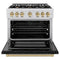 Autograph Edition 36 in. 5.2 cu. ft. Select Dual Fuel Range with 6 Burner Gas Cooktop and Electric Convection Oven
