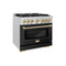 Autograph Edition 36 in. 5.2 cu. ft. Select Dual Fuel Range with 6 Burner Gas Cooktop and Electric Convection Oven
