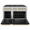 Autograph Edition 48 in. 6.7 cu. ft. Select Double Oven Dual Fuel Range with 8 Burner Gas Cooktop