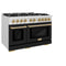 Autograph Edition 48 in. 6.7 cu. ft. Select Double Oven Dual Fuel Range with 8 Burner Gas Cooktop