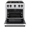 Autograph Edition 30 in. 4.2 cu. ft. Select Dual Fuel Range with 4 Burner Gas Cooktop and Electric Convection Oven