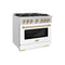 Autograph Edition 36 in. 5.2 cu. ft. Select Dual Fuel Range with 6 Burner Gas Cooktop and Electric Convection Oven