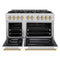 Autograph Edition 48 in. 6.7 cu. ft. Select Double Oven Dual Fuel Range with 8 Burner Gas Cooktop